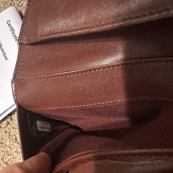 Chanel Classic Flap Long Wallet Quilted Black with COA - Picture 8 of 11